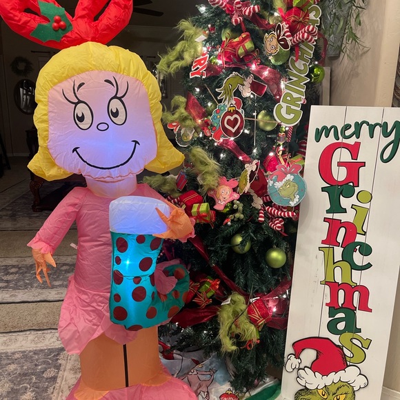 The grinch Cindy lou who airblown inflatable 5 feet - Picture 6 of 17